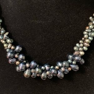 NEW Multi Strand Freshwater Pearl Necklace